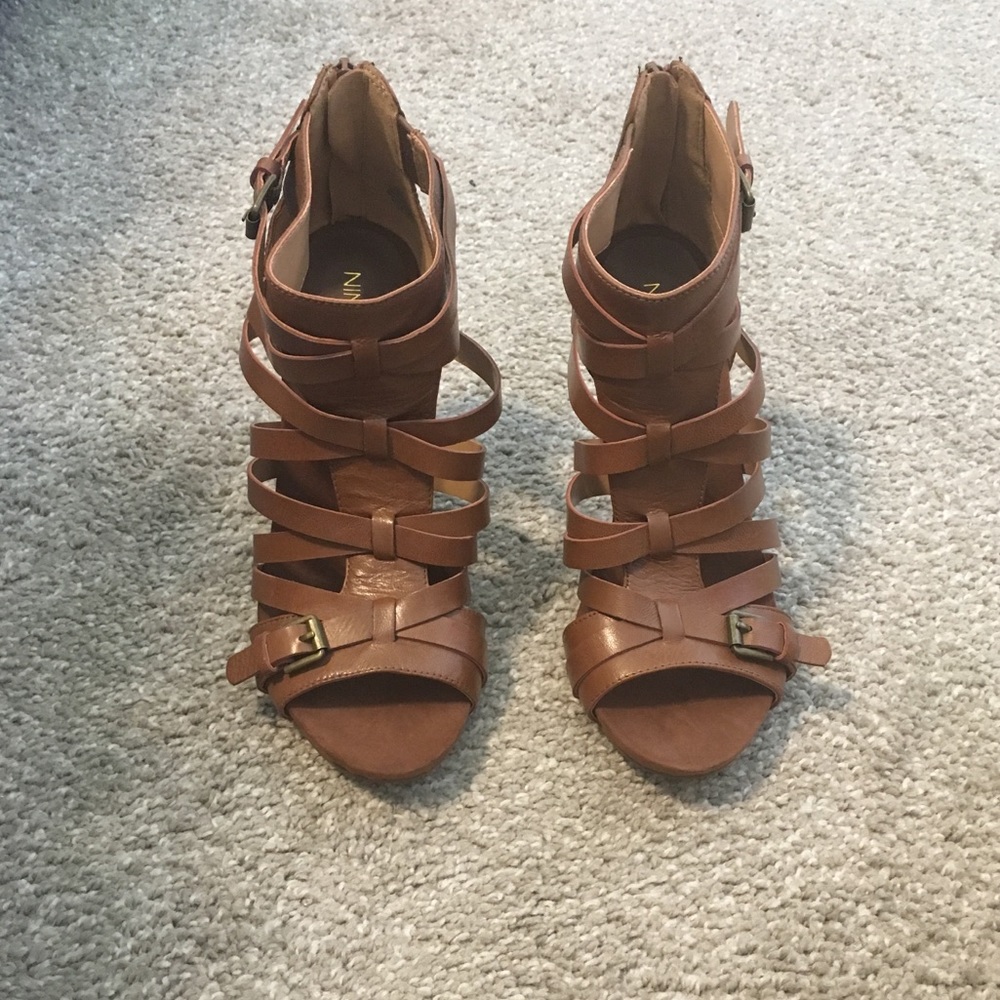 Nine West leather heels